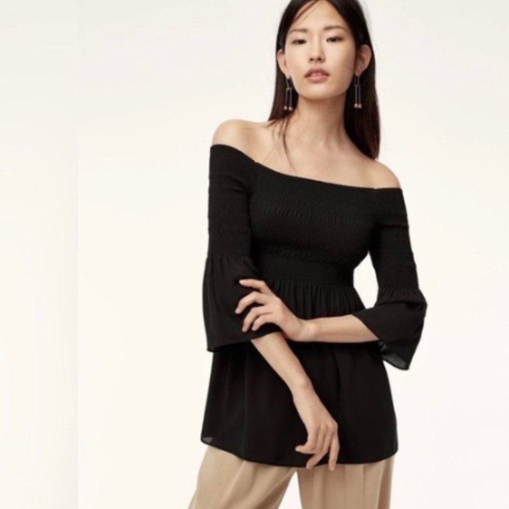 Aritzia Babaton Grantland Blouse - Pink XS